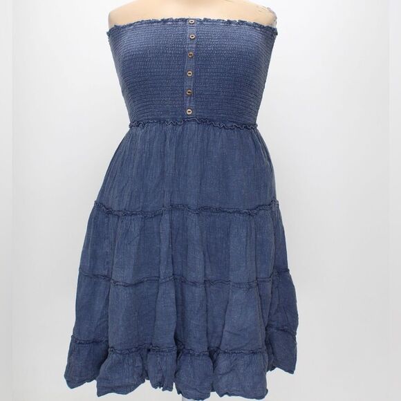 Mlle Gabrielle Dresses & Skirts - Mlle Gabrielle | Blue Denim Maxi Dress Size Small